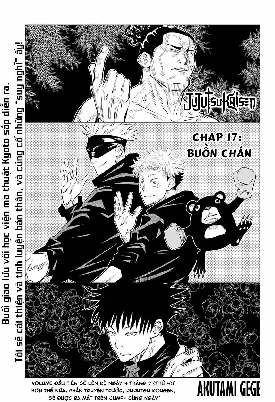 Jujutsu Kaisen - Chú Thuật Hồi Chiến 17 trang 2