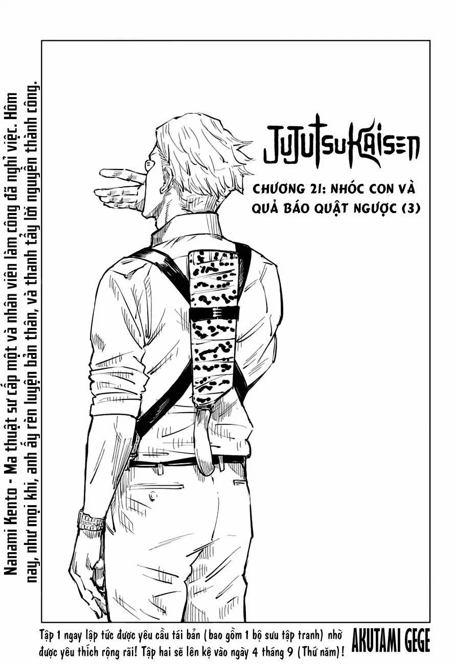 Jujutsu Kaisen - Chú Thuật Hồi Chiến 21 trang 2