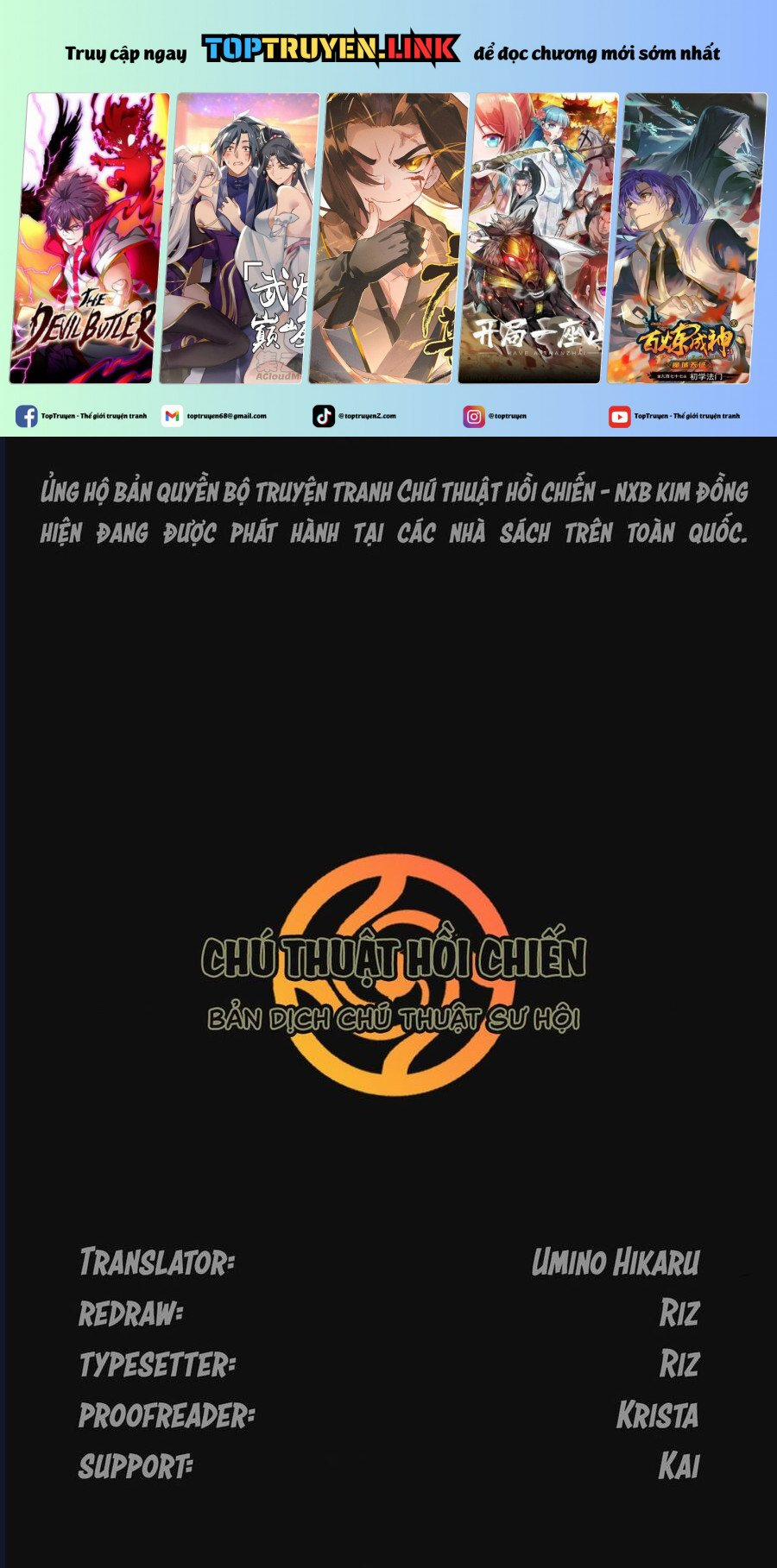 Jujutsu Kaisen - Chú Thuật Hồi Chiến 268 trang 0