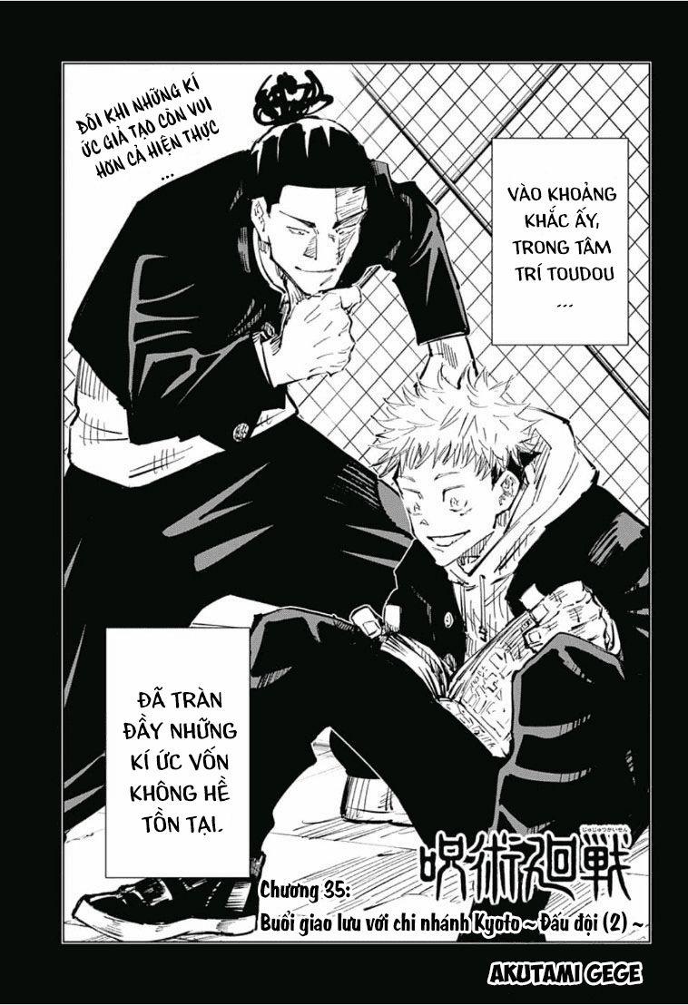 Jujutsu Kaisen - Chú Thuật Hồi Chiến 35 trang 4