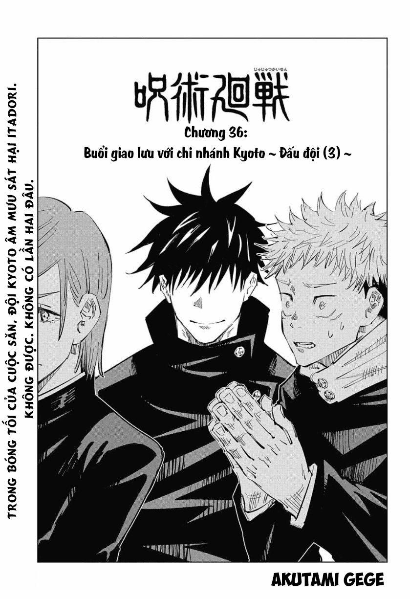 Jujutsu Kaisen - Chú Thuật Hồi Chiến 36 trang 2