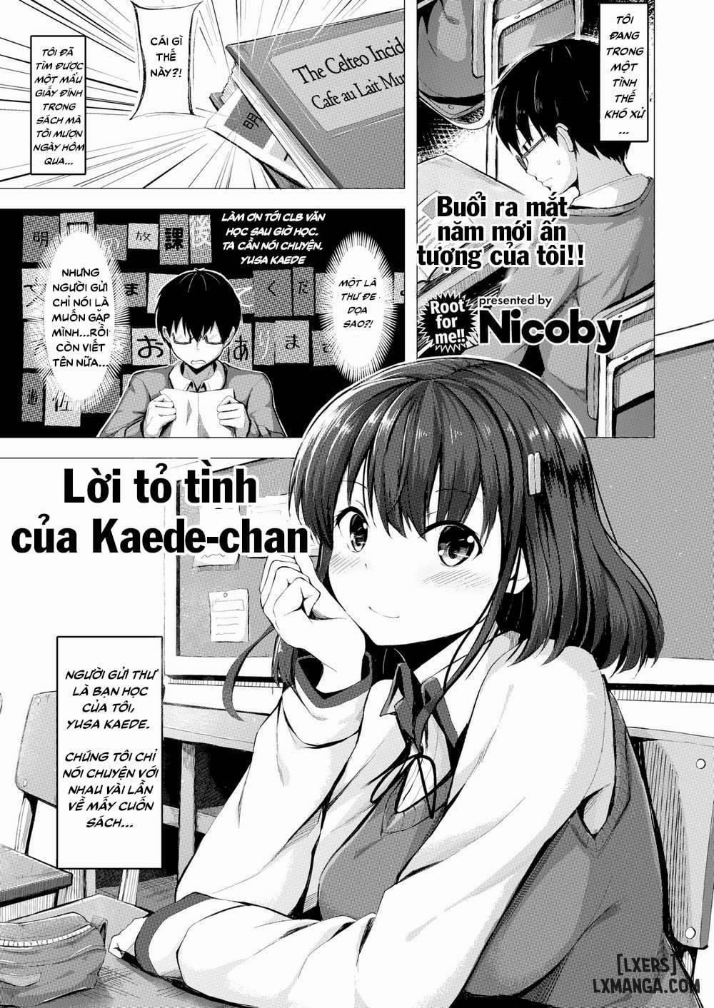 Kaede-chan’s Confession Oneshot trang 0