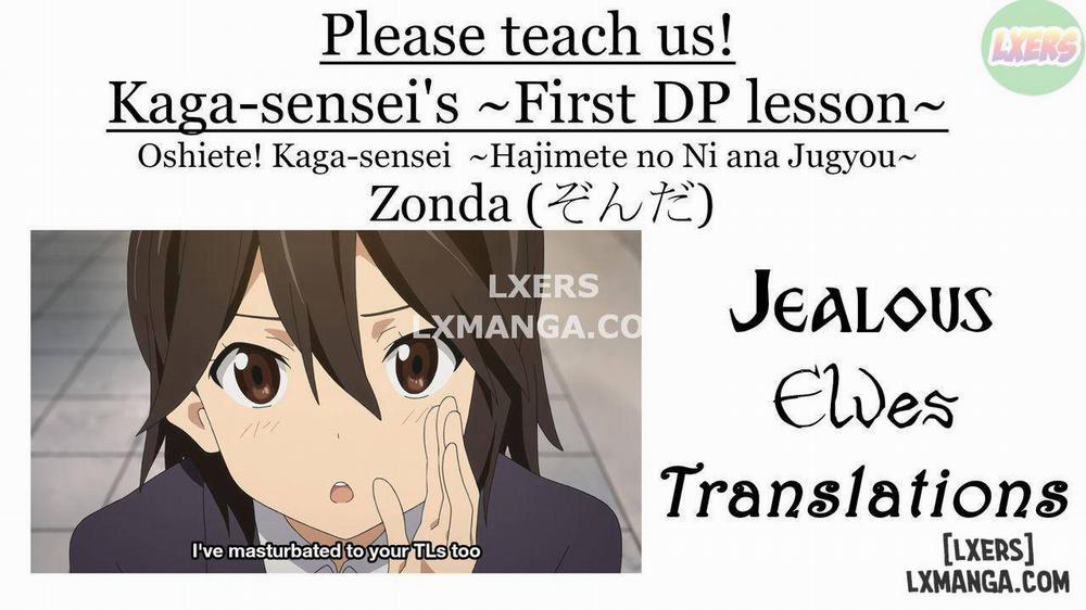Kaga-sensei's ~First DP lesson Oneshot trang 24