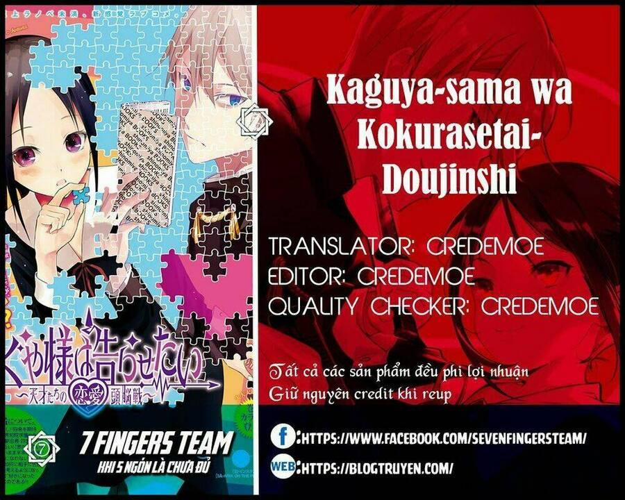 Kaguya-Sama Wa Kokurasetai Doujinshi 3 trang 1
