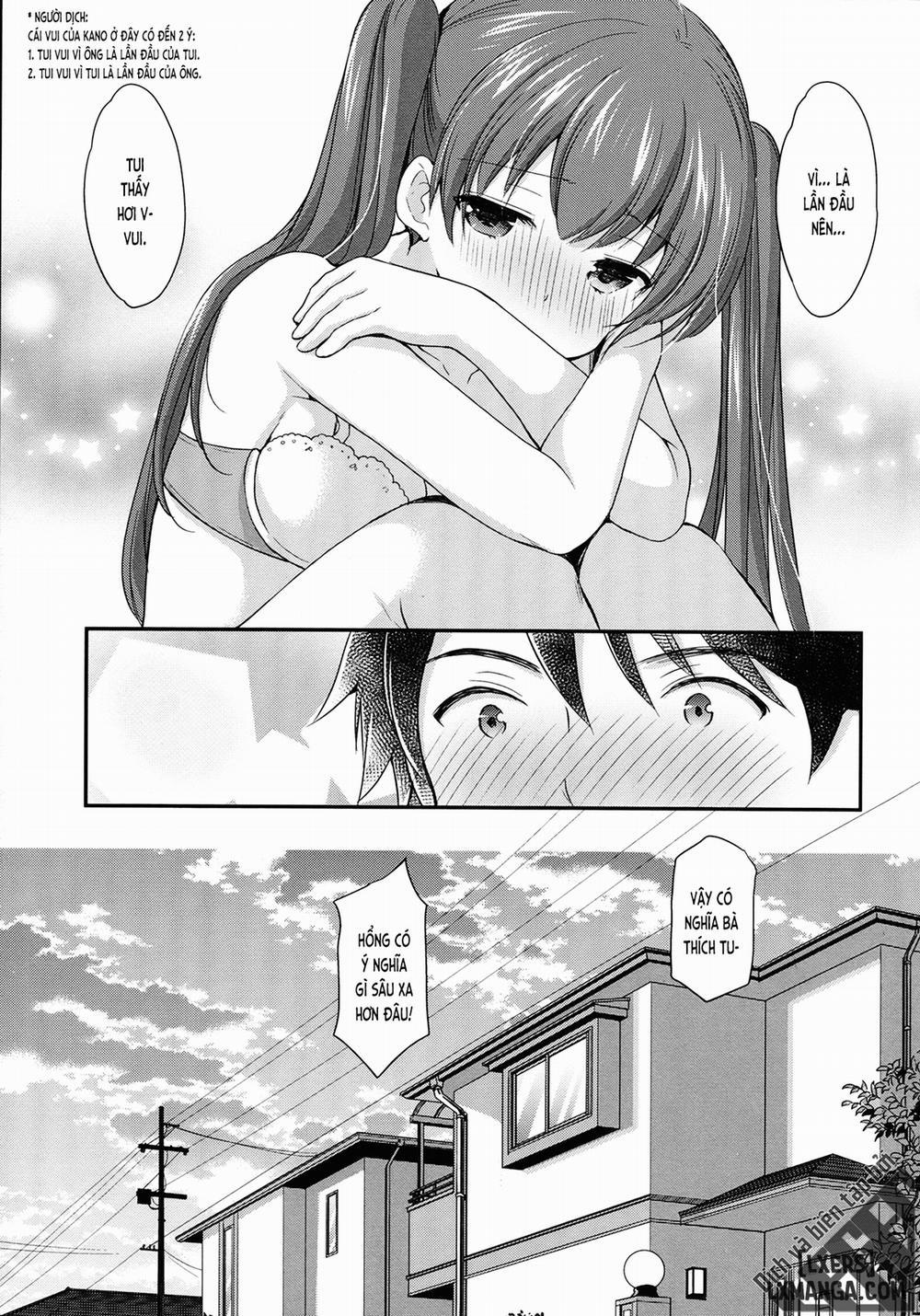 Kakko Tsuketetara Sex Oshietette Iwaret Oneshot trang 24