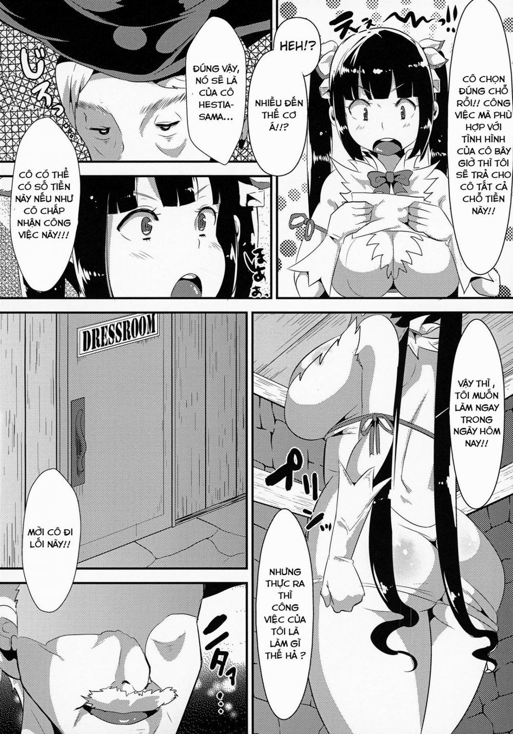 Kamisama Ga Seikatsu Hi O Kasegu Tame Ni Ikenai Baito O Suru No Wa Machigatteiru Darou Ka (Dungeon Ni Deai O Motomeru No Wa Machigatteiru Darou Ka) Oneshot trang 5