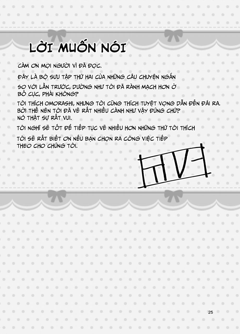 Kankitsu Juusu no Tsumeawase 2 Oneshot. trang 24