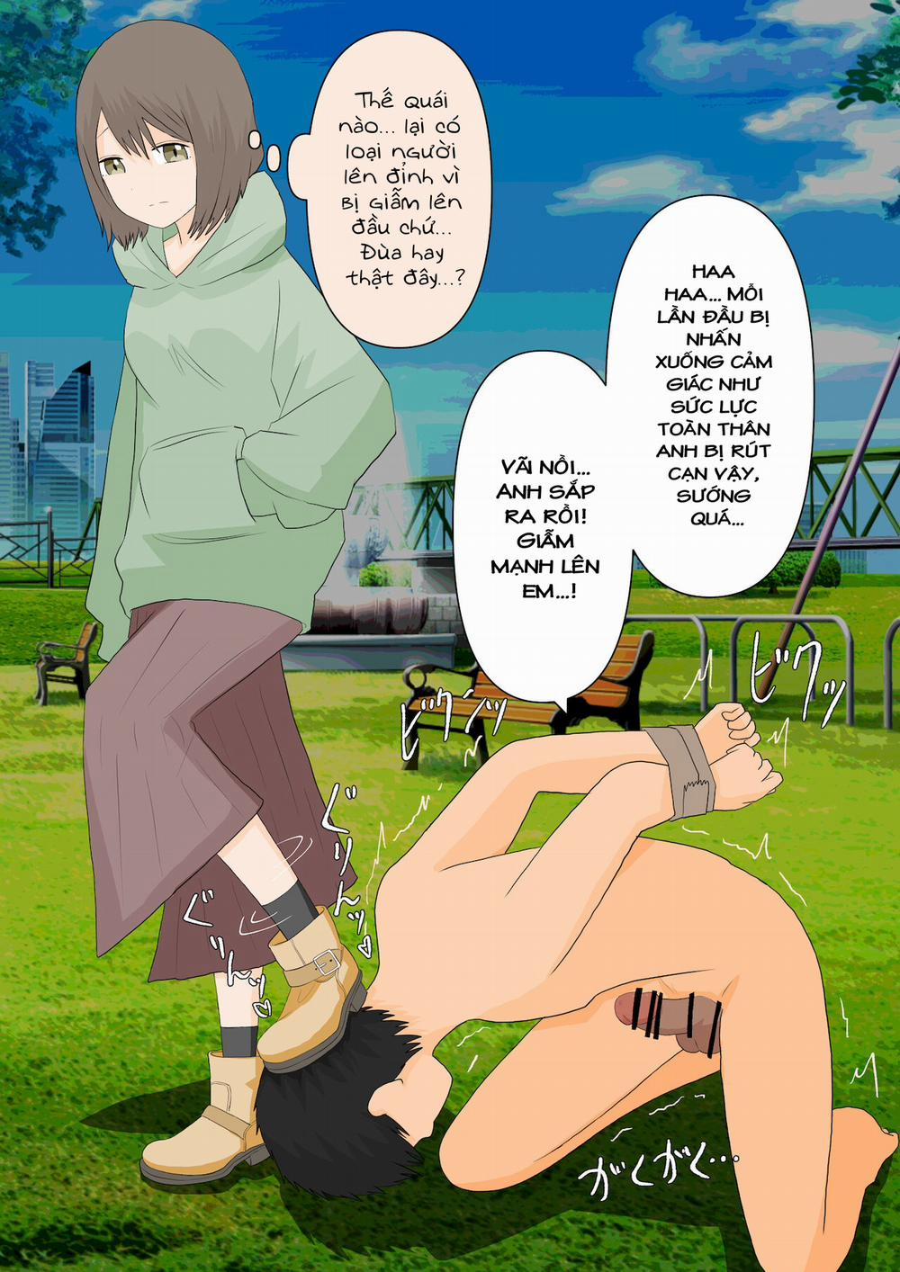 Kanojo ni Ningen no Songen o Fuminijirareru Oneshot trang 37