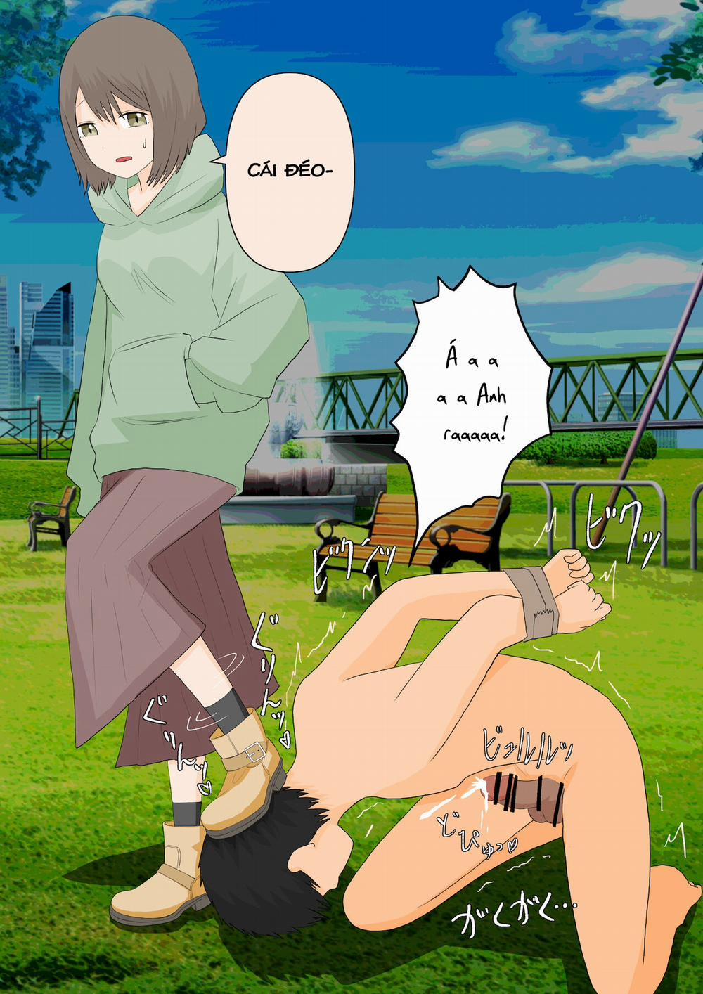 Kanojo ni Ningen no Songen o Fuminijirareru Oneshot trang 38