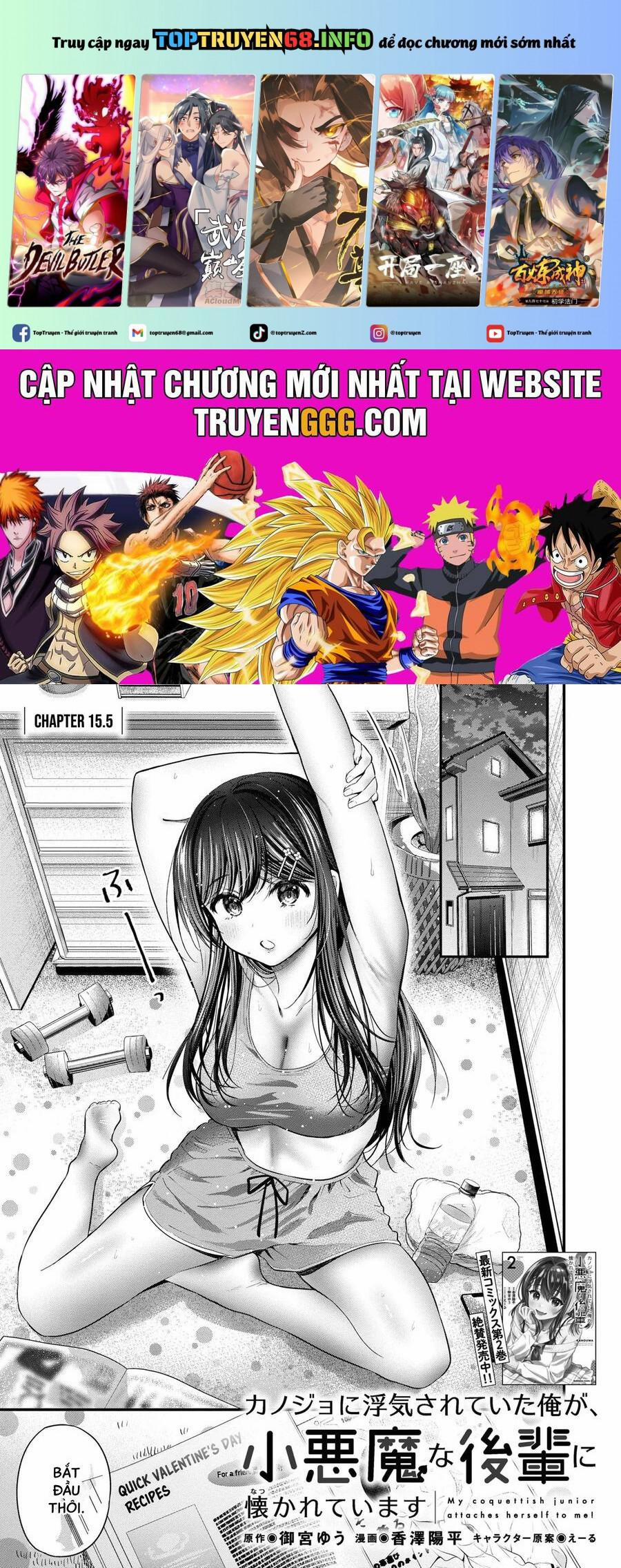 Kanojo Ni Uwaki Sareteita Ore Ga, Koakuma Na Kouhai Ni Natsukareteimasu 15.5 trang 0