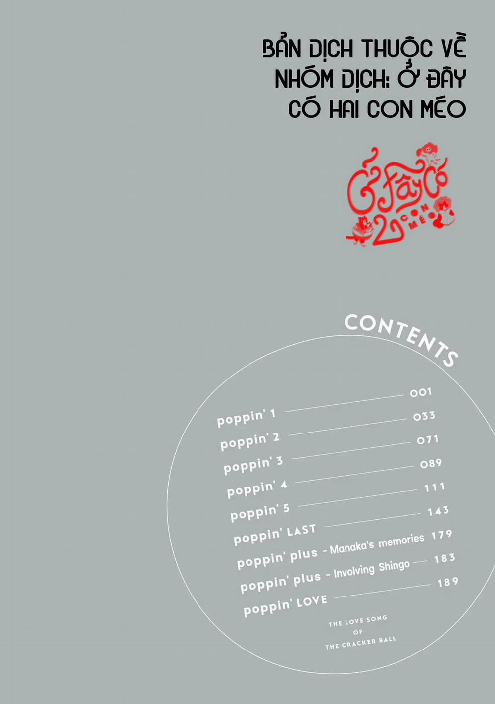 Kanshaku Dama no Love Song 1 trang 2