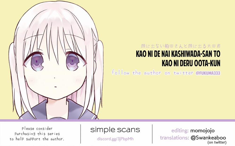 Kao Ni Denai Kashiwada-San To Kao Ni Deru Oota-Kun 15 trang 14