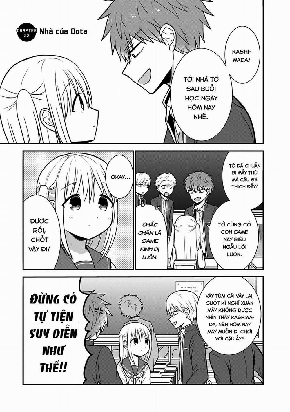 Kao Ni Denai Kashiwada-San To Kao Ni Deru Oota-Kun 22 trang 1