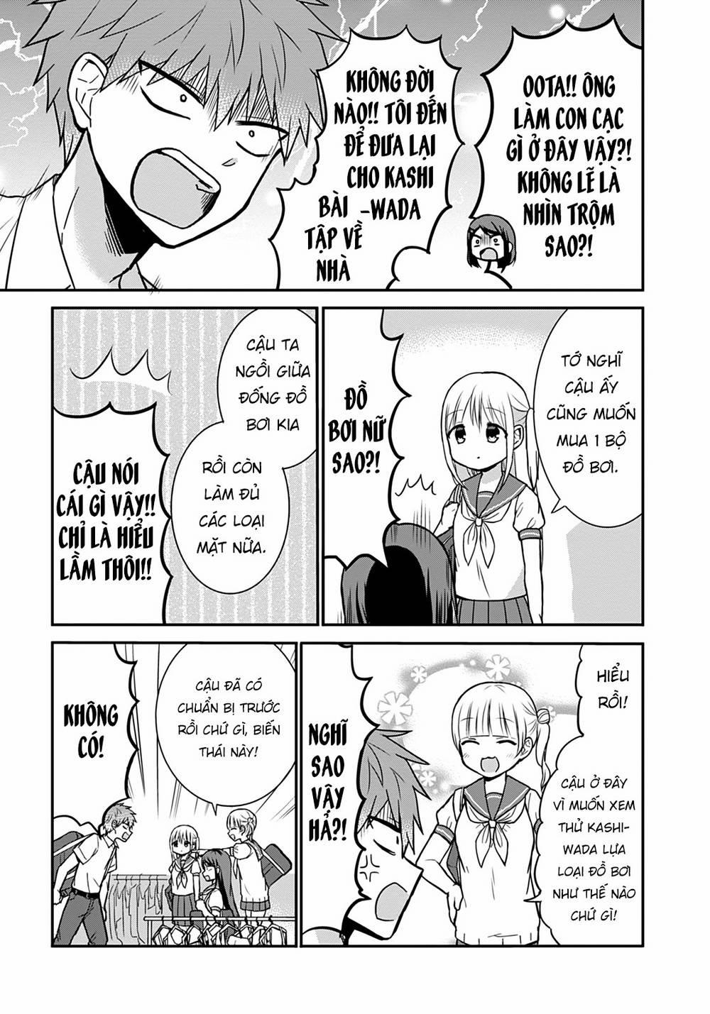 Kao Ni Denai Kashiwada-San To Kao Ni Deru Oota-Kun 33 trang 10