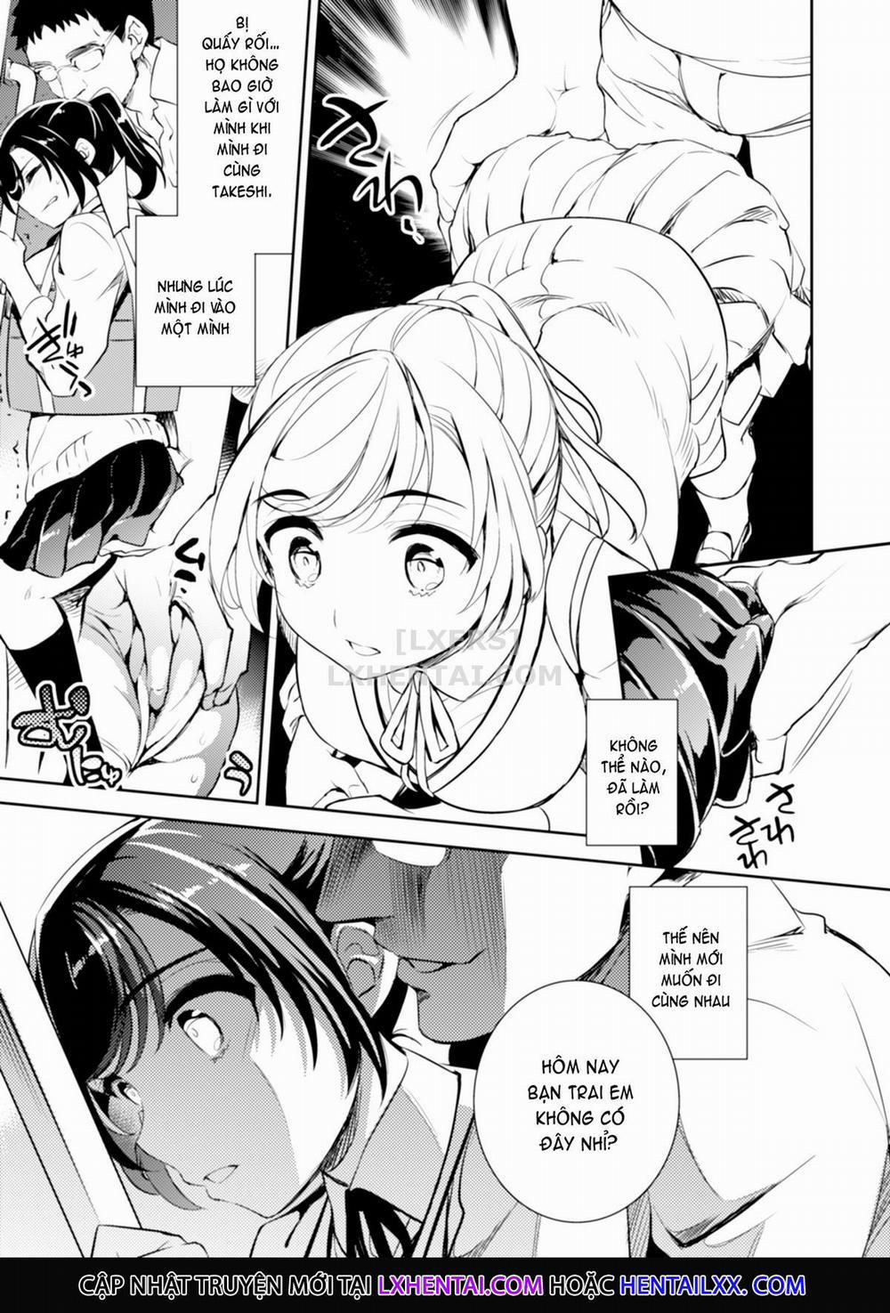 Kareshi to Hatsu H Mokuzen ni Chikan ni NTR-reta Shoujo 1 trang 10