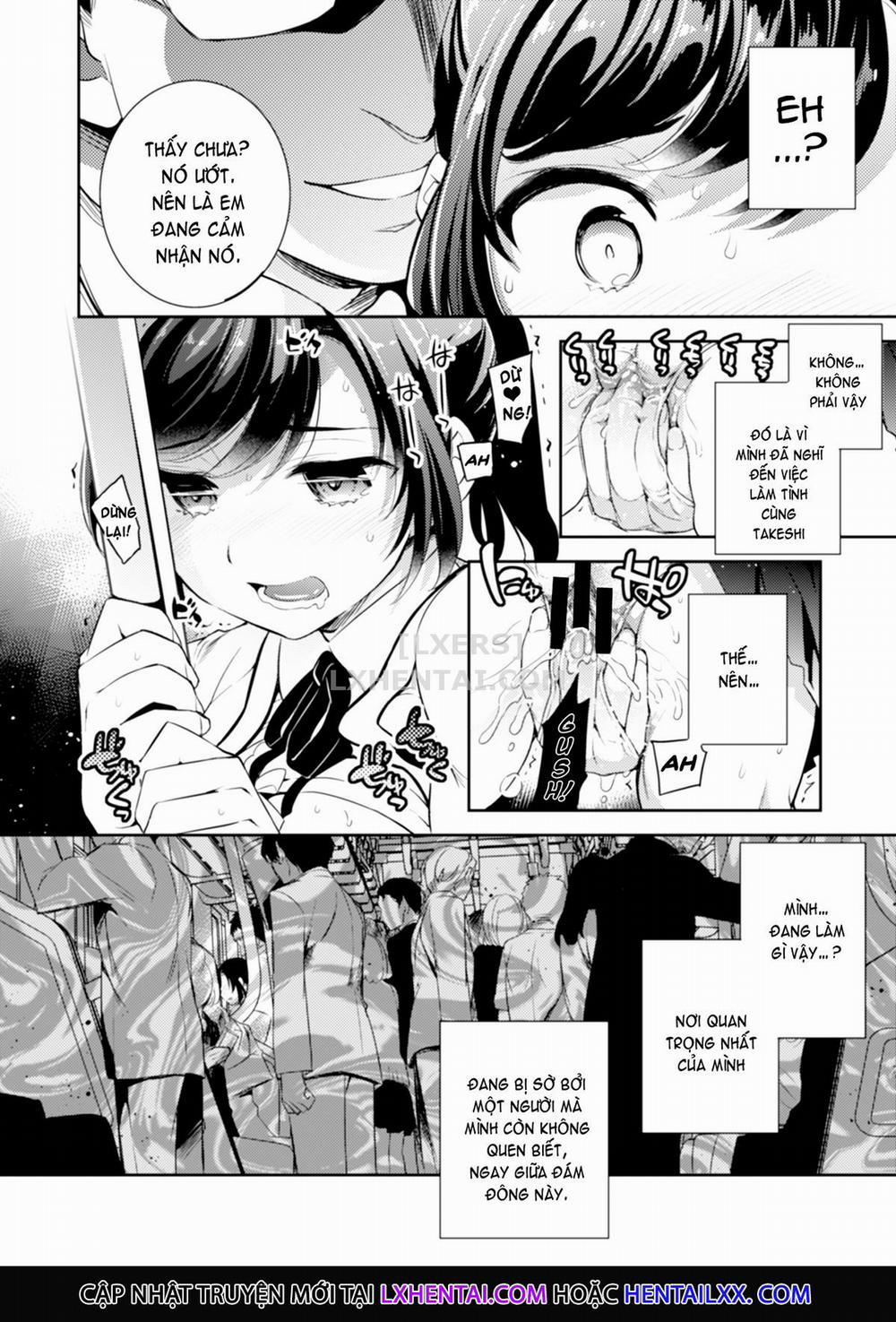 Kareshi to Hatsu H Mokuzen ni Chikan ni NTR-reta Shoujo 1 trang 13