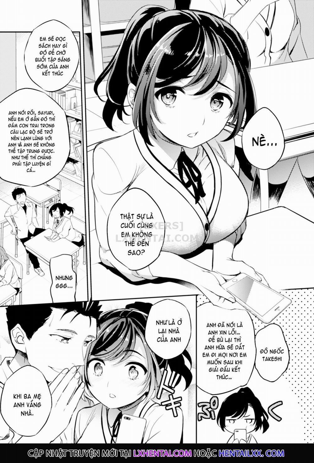 Kareshi to Hatsu H Mokuzen ni Chikan ni NTR-reta Shoujo 1 trang 6