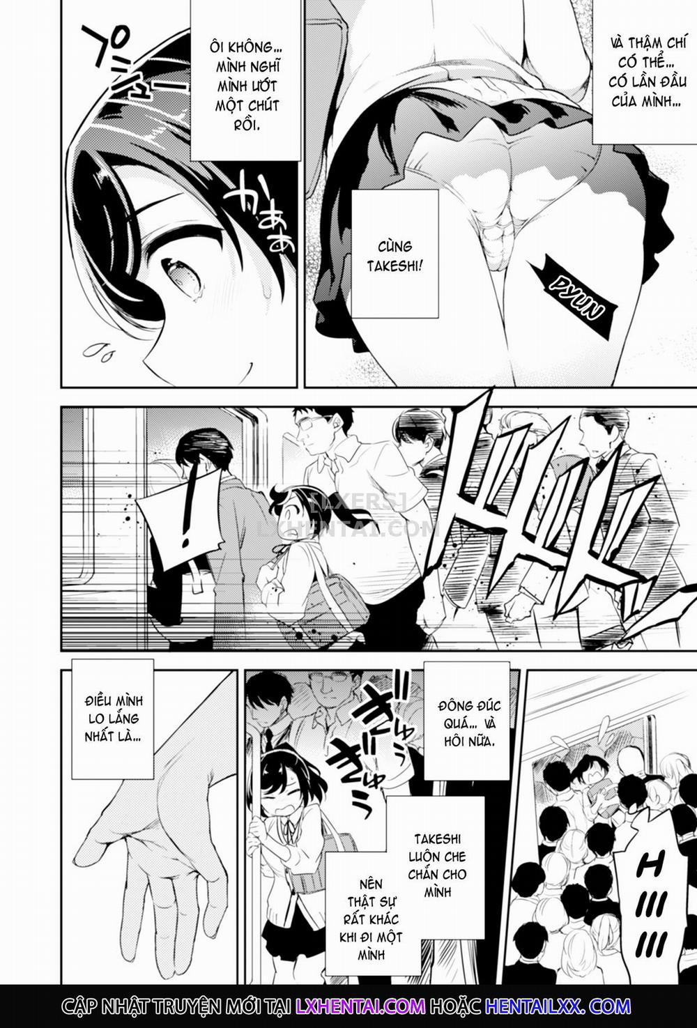 Kareshi to Hatsu H Mokuzen ni Chikan ni NTR-reta Shoujo 1 trang 9