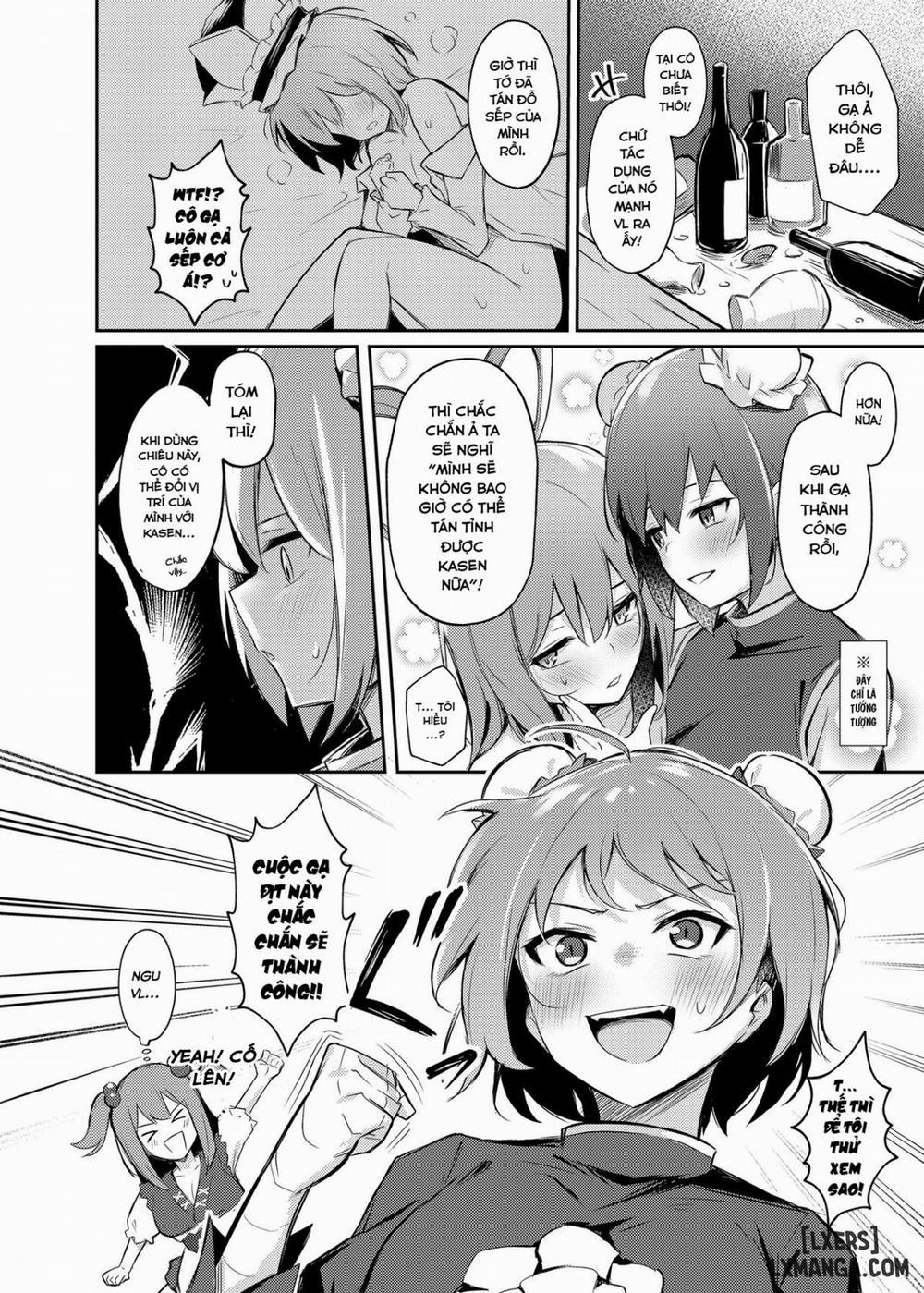 Kasen-chan no Jasen Rouraku Challenge Oneshot trang 6