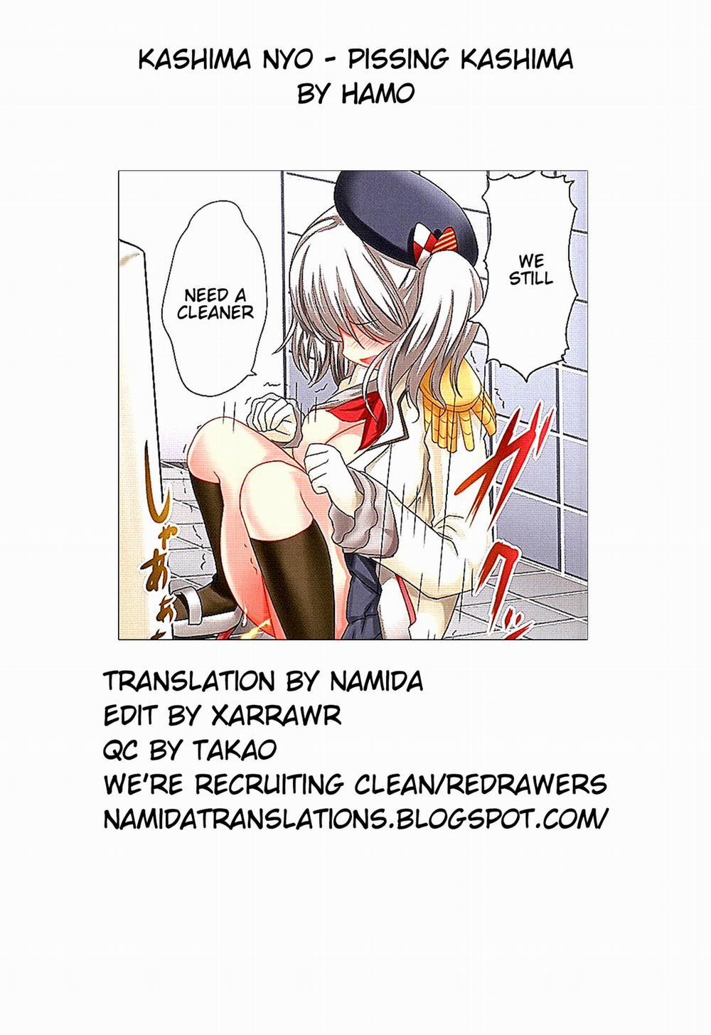 Kashima Nyo! - Pissing Kashima (Kancolle) Oneshot [Full Color] trang 17