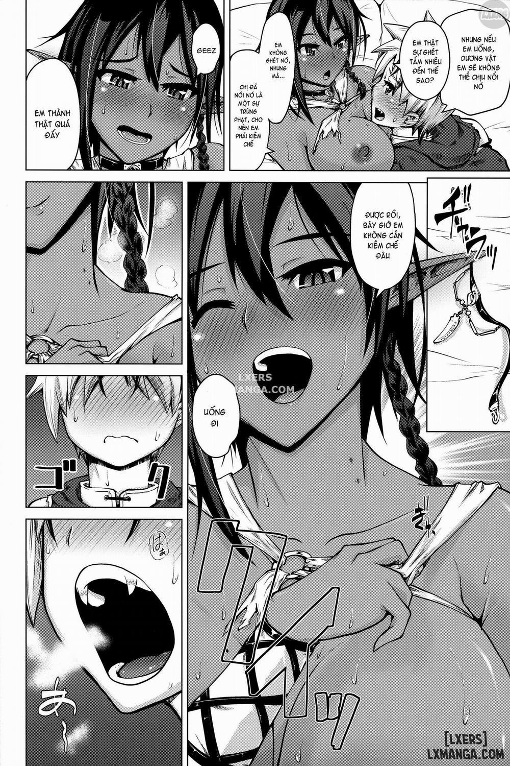 Kasshoku Elf to Chiisana Kyuuketsuki Oneshot trang 16