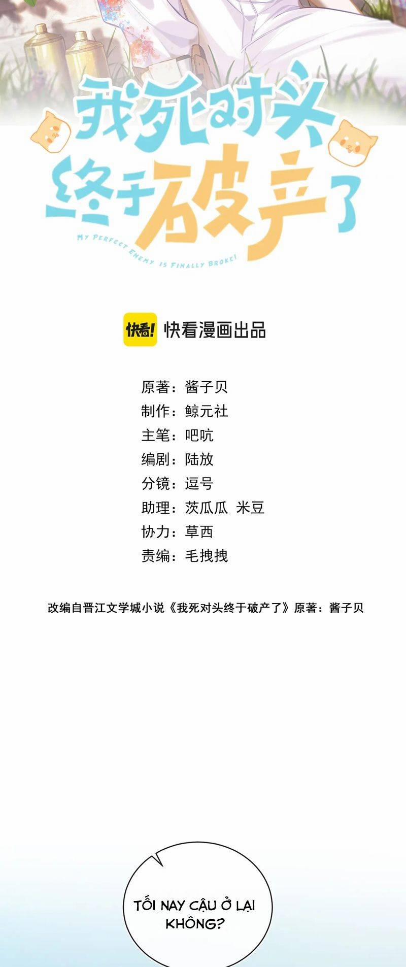 Kẻ Thù Không Đội Trời Chung Của Tôi Cuối Cùng Cũng Phá Sản Rồi 13 trang 1