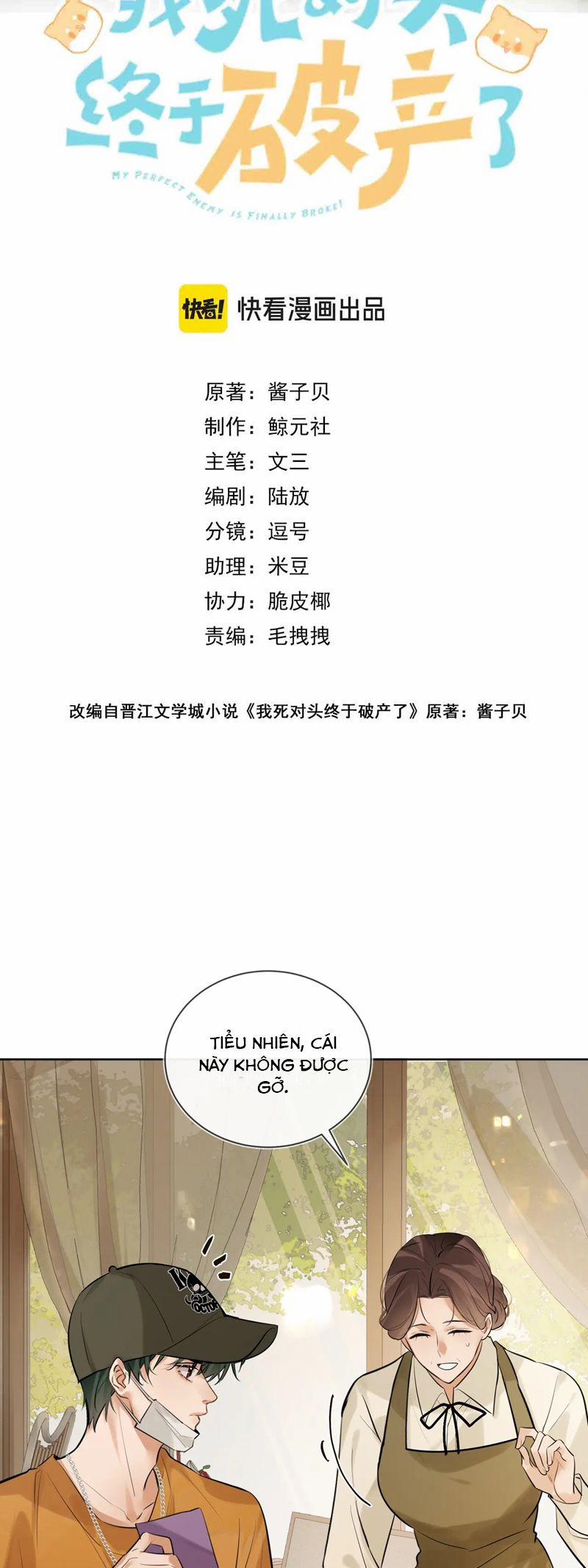 Kẻ Thù Không Đội Trời Chung Của Tôi Cuối Cùng Cũng Phá Sản Rồi 40 trang 1