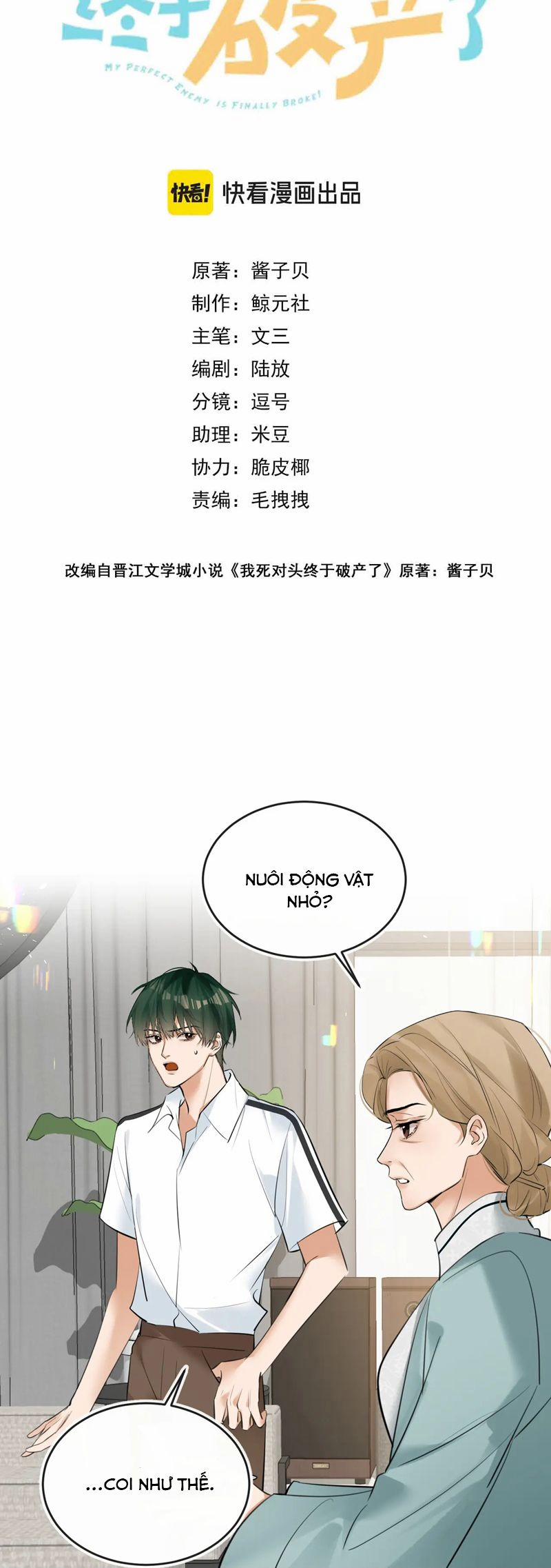 Kẻ Thù Không Đội Trời Chung Của Tôi Cuối Cùng Cũng Phá Sản Rồi 45 trang 1