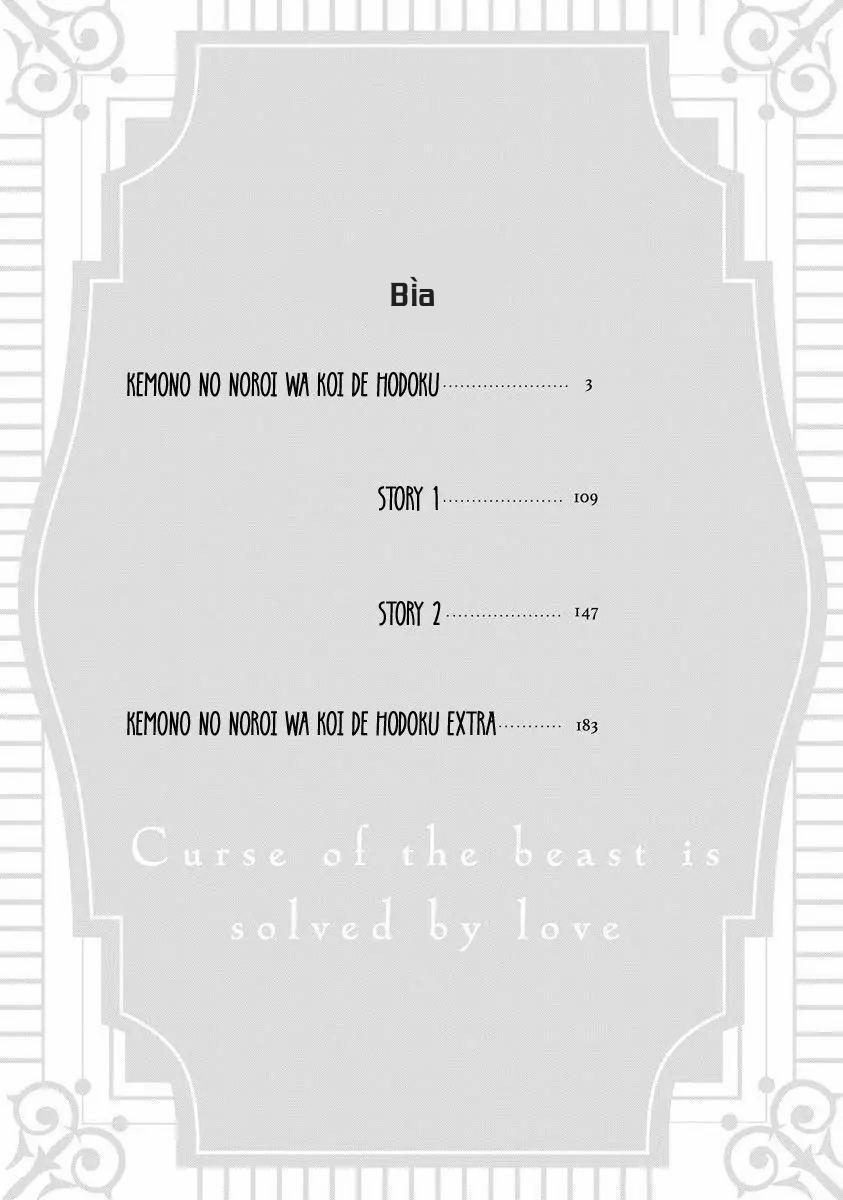 Kemono No Noroi Wa Koi De Hodoku 1 trang 0