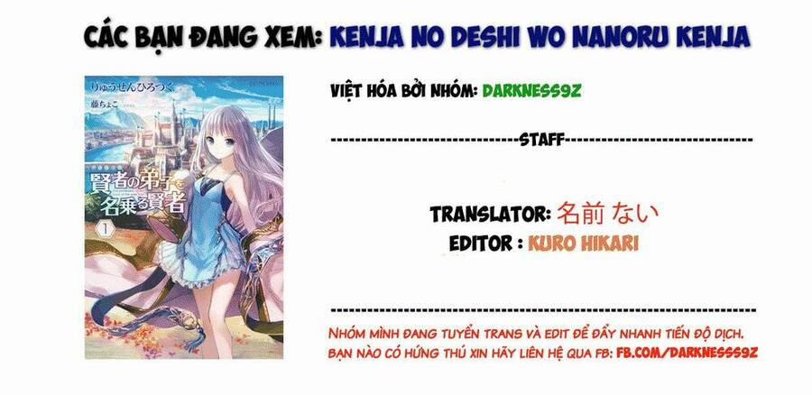 Kenja No Deshi Wo Nanoru Kenja Isekai! 27 trang 0
