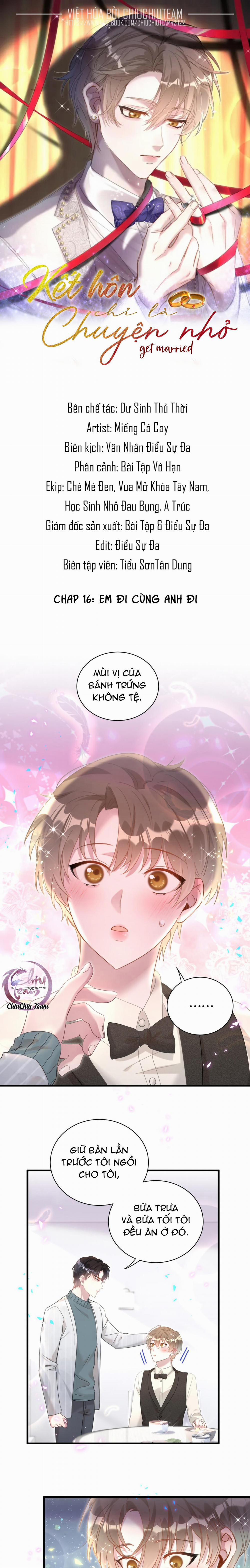 Kết Hôn Là Chuyện Nhỏ 16 trang 0