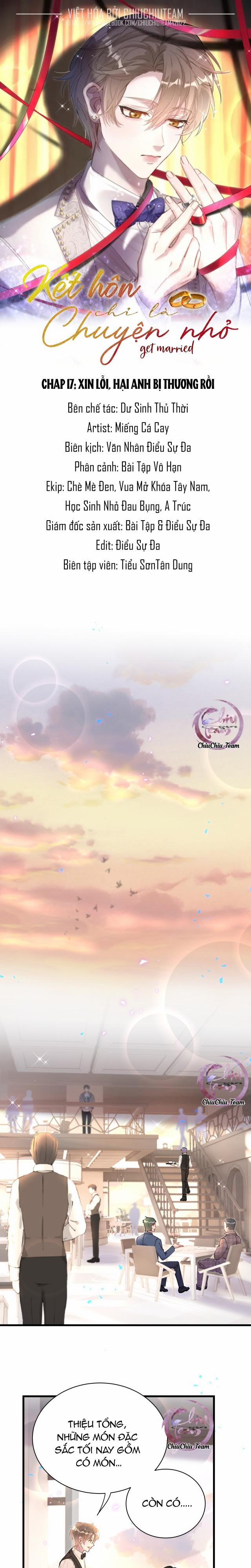 Kết Hôn Là Chuyện Nhỏ 17 trang 0