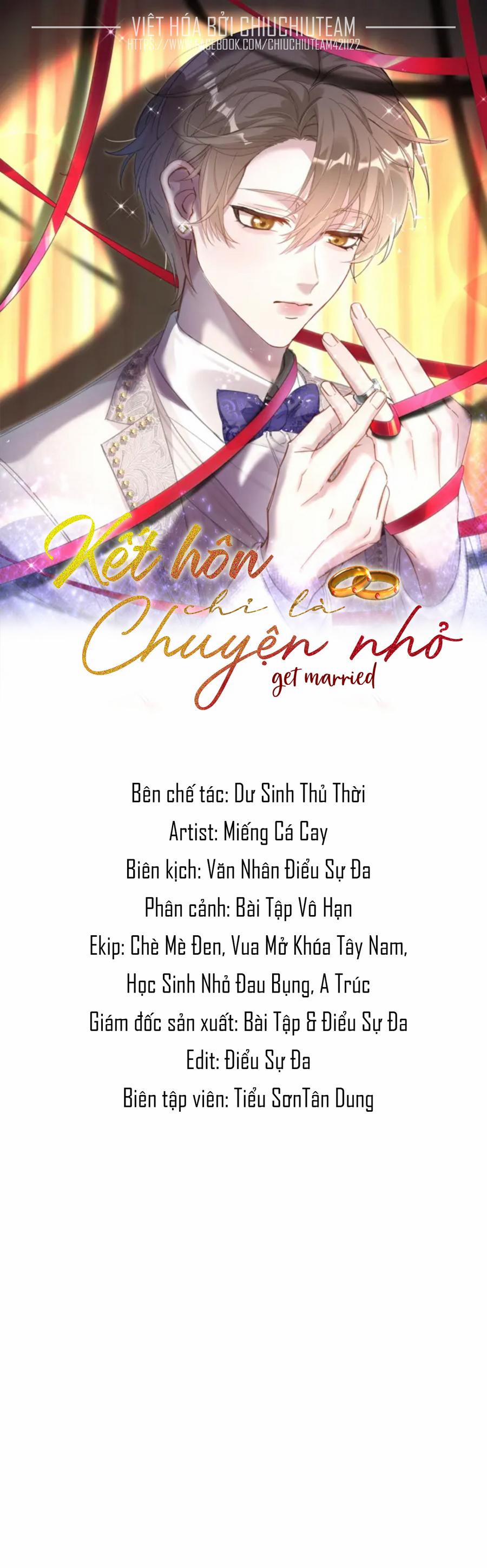 Kết Hôn Là Chuyện Nhỏ 21 trang 0