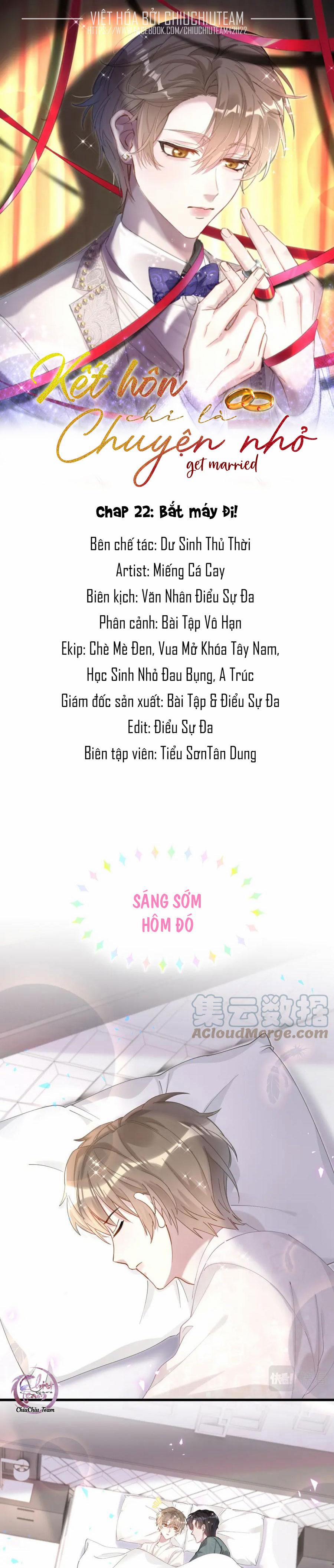 Kết Hôn Là Chuyện Nhỏ 22 trang 0