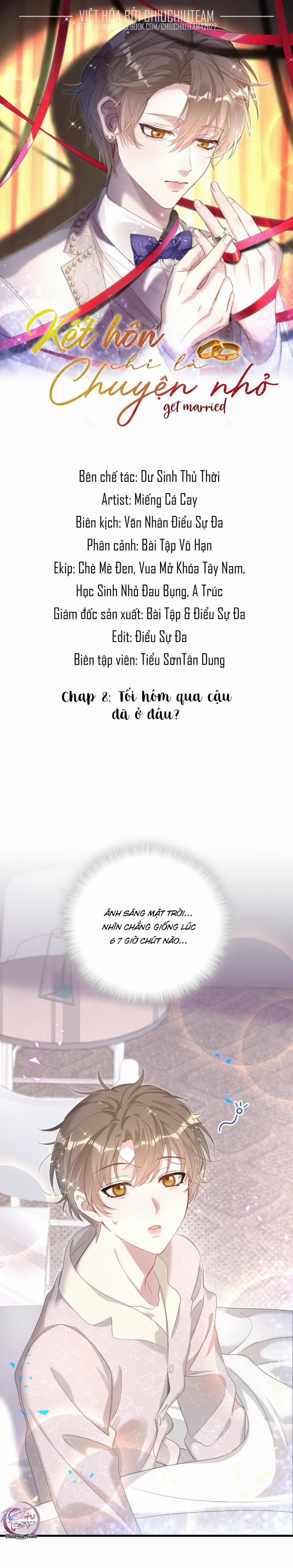 Kết Hôn Là Chuyện Nhỏ 8 trang 0