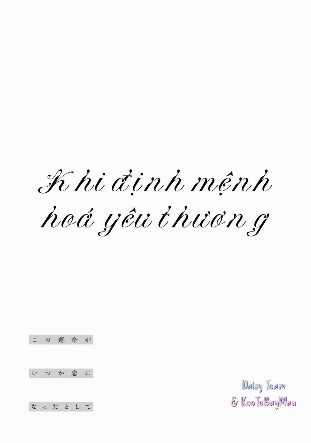 Khi Định Mệnh Hoá Yêu Thương 1 trang 36