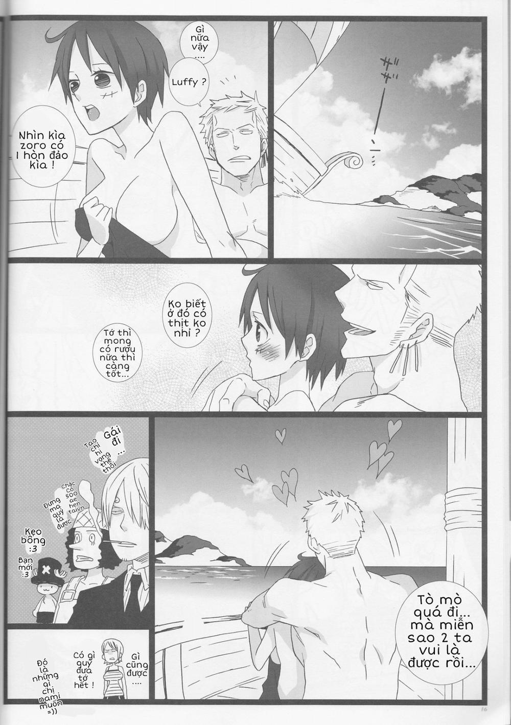 Khi Luffy là con gái (One piece) 0 Tôi là Monkey.D Luffy trang 16