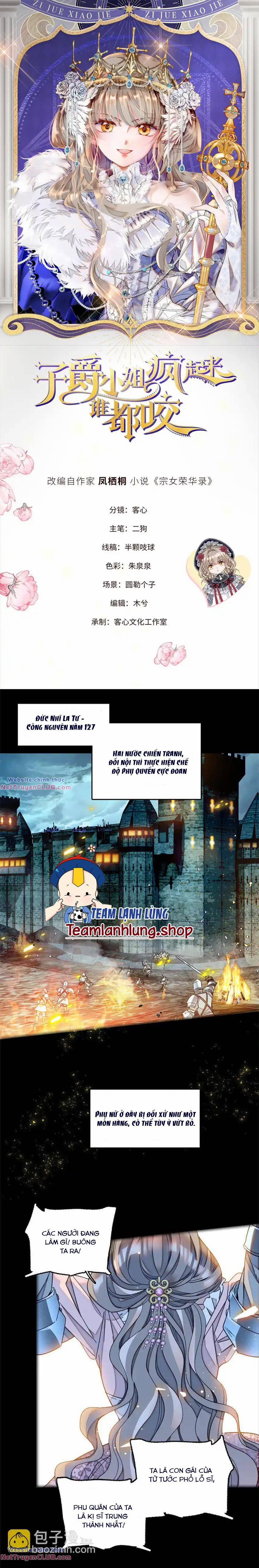 Khi Tử Tước Tiểu Thư Phát Điên Thì Ai Cô Ấy Cũng Cắn 1 trang 3