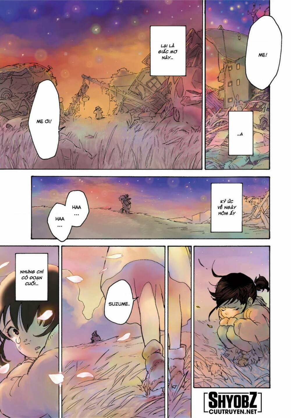 Khóa Chặt Cửa Nào Suzume 1 trang 3