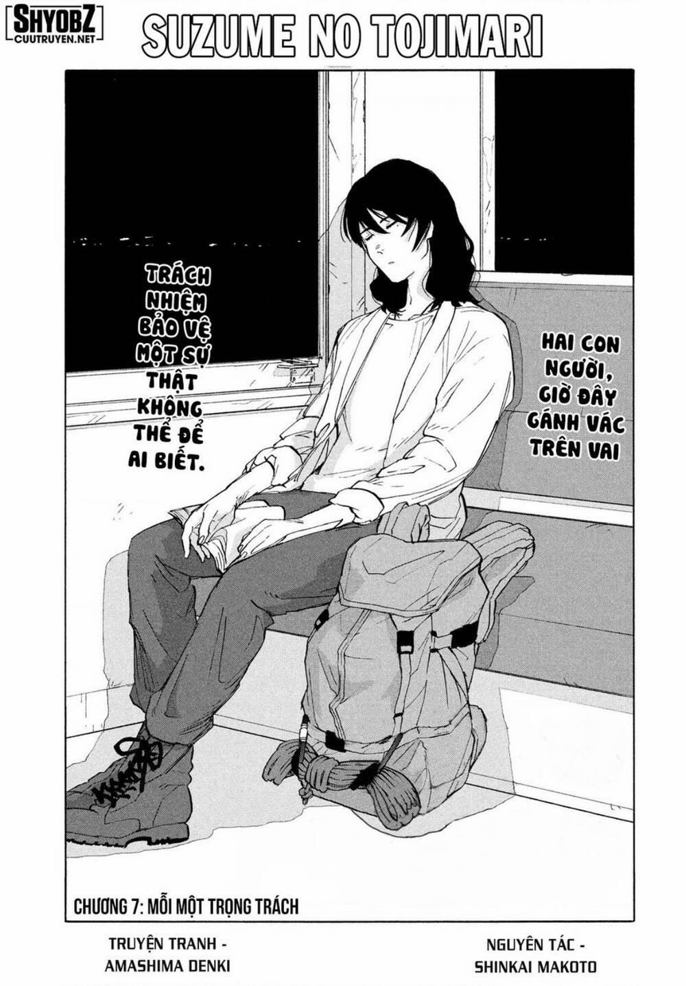 Khóa Chặt Cửa Nào Suzume 7 trang 1