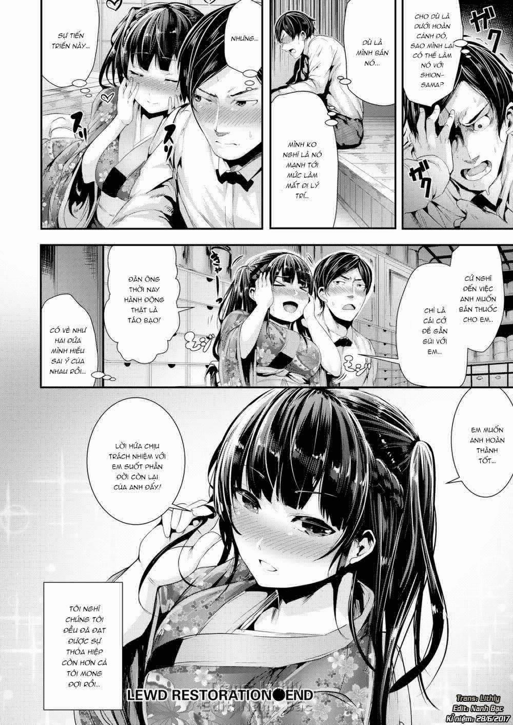 Khôi Phục Sự Dâm Đãng Oneshot trang 21