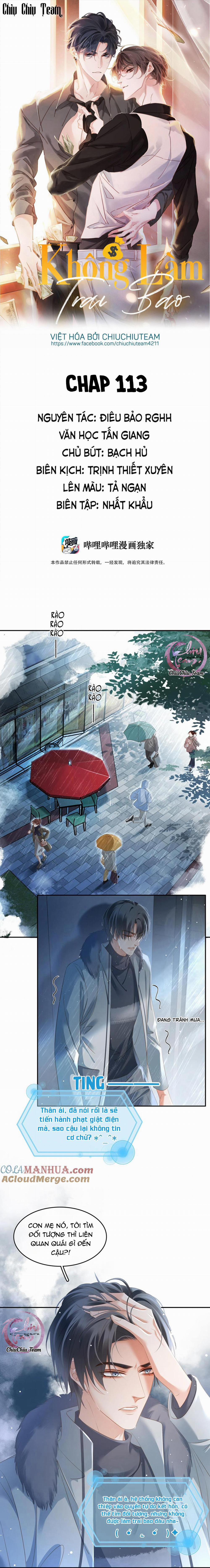 Không Làm Trai Bao! 113 trang 0