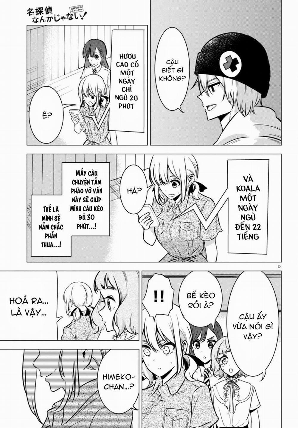 Không Phải Thám Tử Lừng Danh~! Đây Là Cuộc Chiến Giữa Những Thám Tử Cao Trung~! 9 trang 13