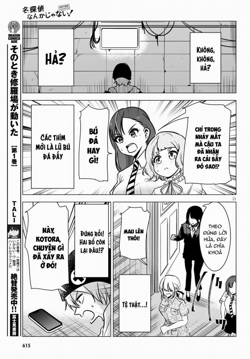 Không Phải Thám Tử Lừng Danh~! Đây Là Cuộc Chiến Giữa Những Thám Tử Cao Trung~! 9 trang 21