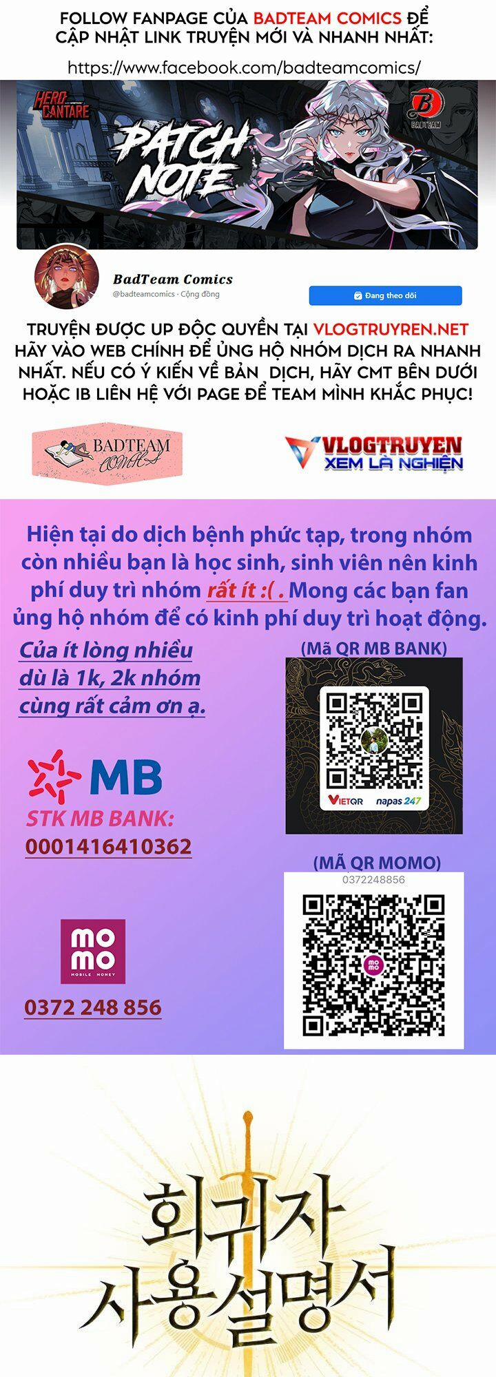 Kí Sự Hồi Quy (Regressor Instruction Manual) 12 trang 0