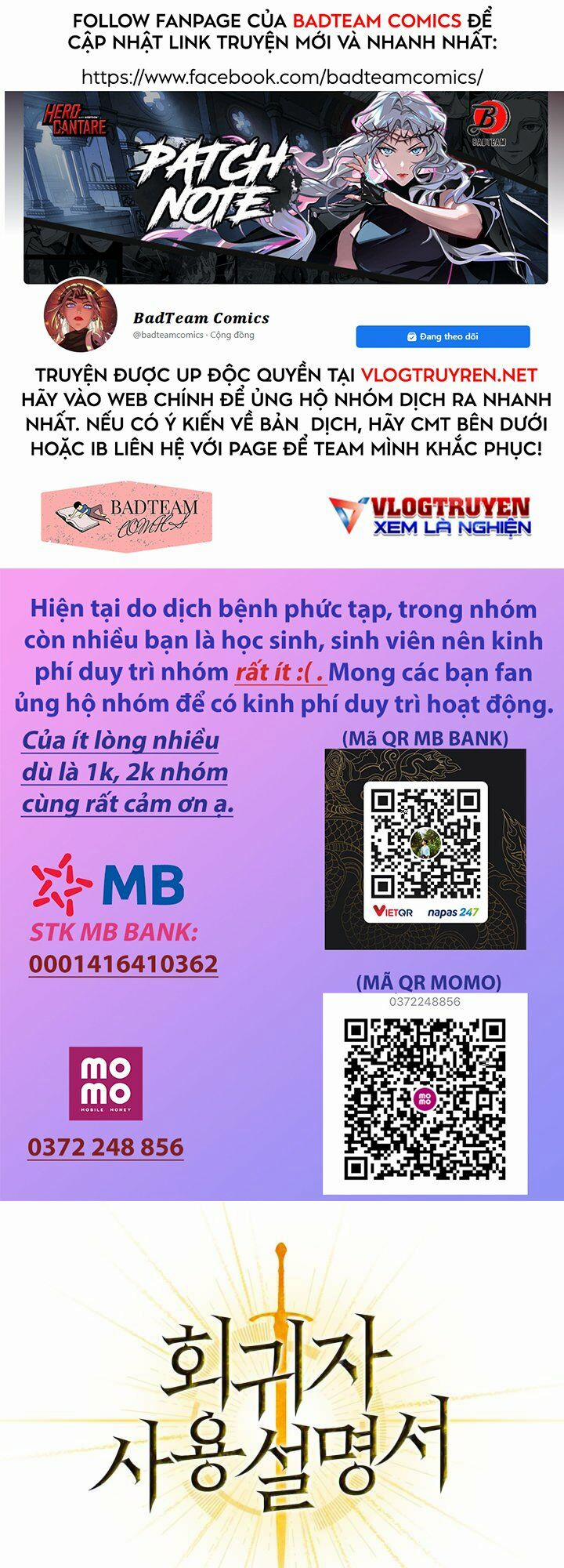 Kí Sự Hồi Quy (Regressor Instruction Manual) 13 trang 0