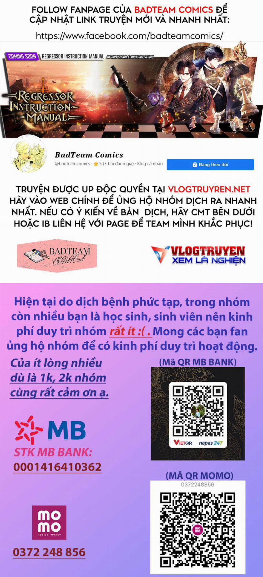 Kí Sự Hồi Quy (Regressor Instruction Manual) 24 trang 0