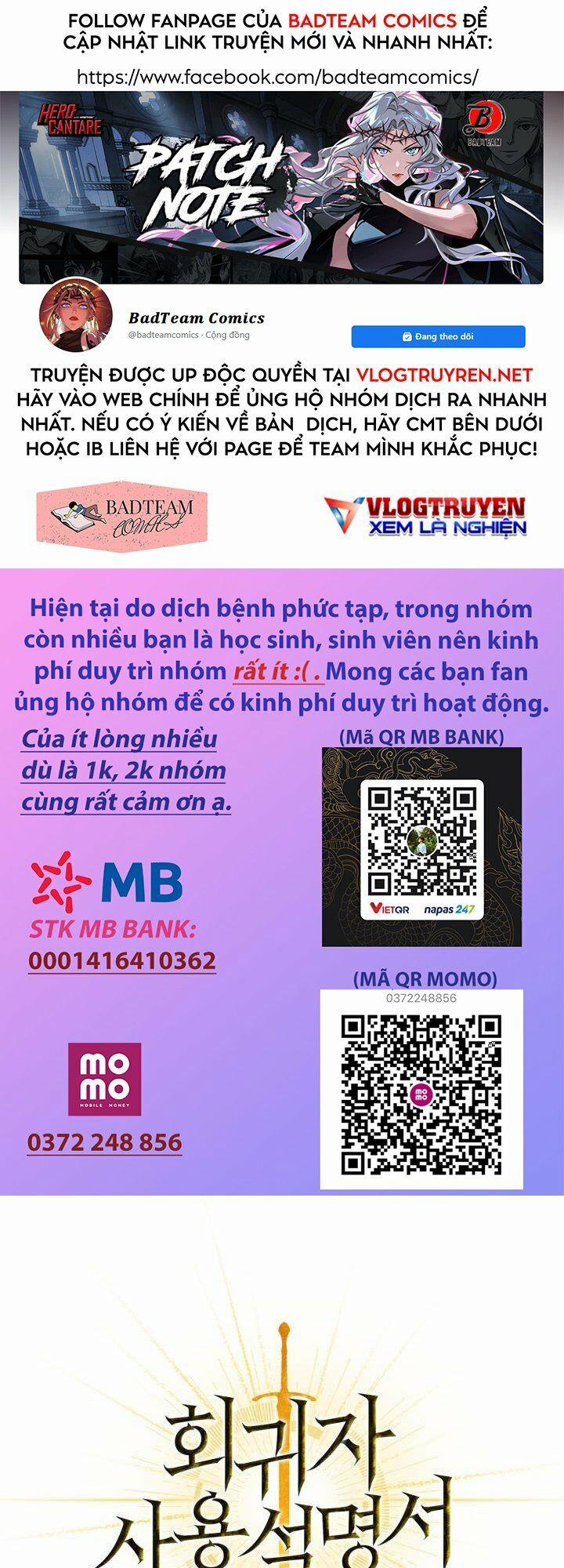 Kí Sự Hồi Quy (Regressor Instruction Manual) 4 trang 0
