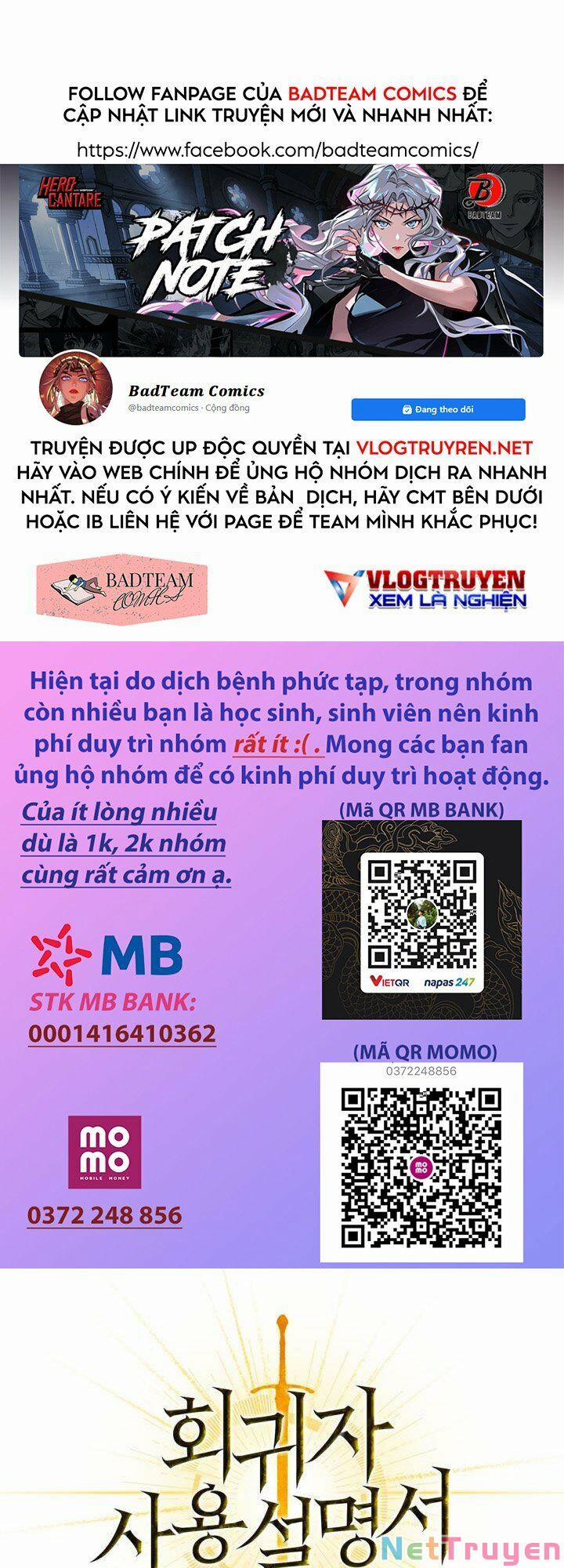 Kí Sự Hồi Quy (Regressor Instruction Manual) 5 trang 0