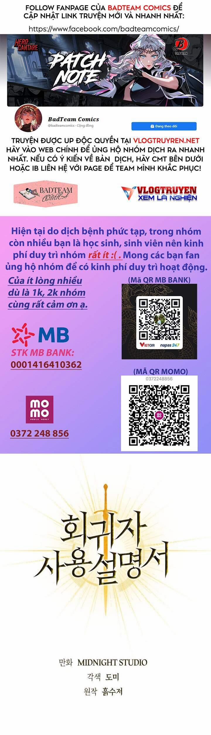 Kí Sự Hồi Quy (Regressor Instruction Manual) 7 trang 0
